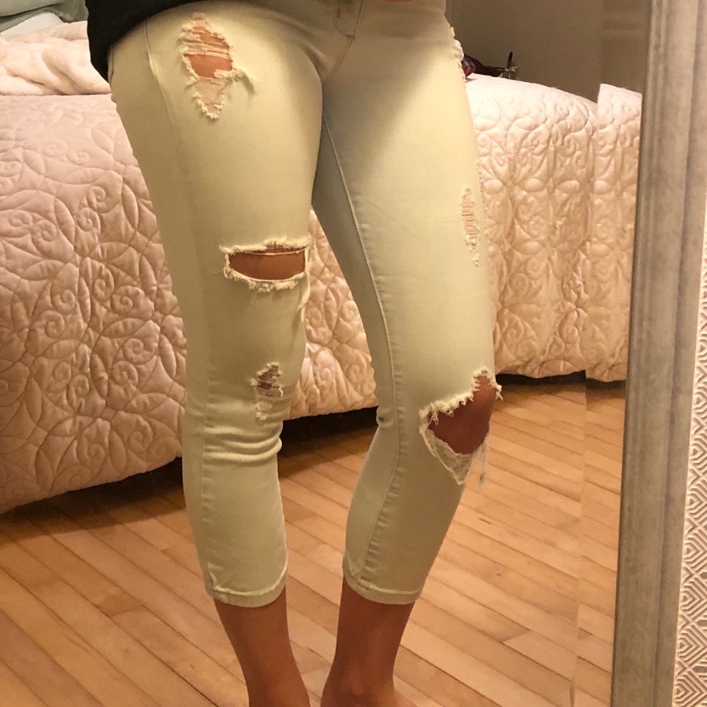 SOLD ELSEWHERE High Waisted Cropped Jeggings